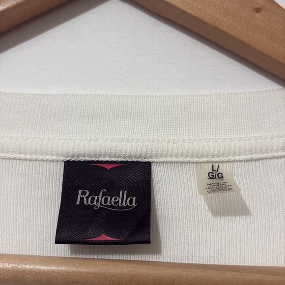 Rafaella Circle Pattern Overlay Sweater - Picture 2 of 5